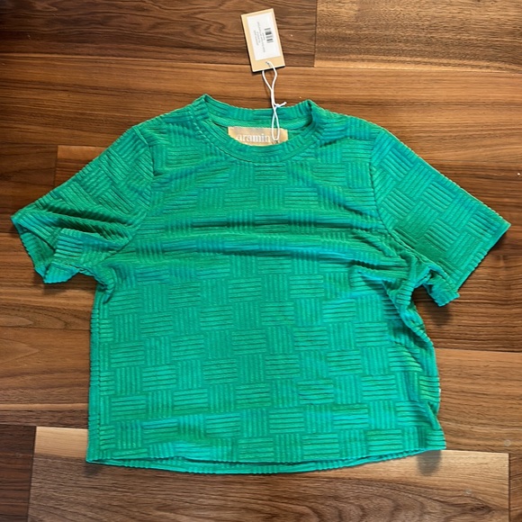 NWT Araminta James Rattan Terry Set Tropical green - Picture 7 of 12